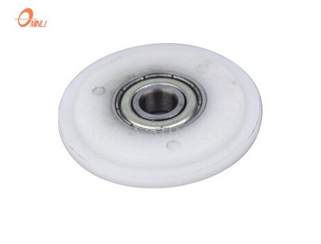 White Bearing Nylon Wheel Sliding Window Door Roller (ML-AY001)