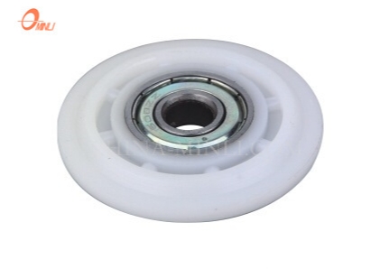 White Bearing Nylon Wheel Sliding Window Door Roller (ML-AY001)
