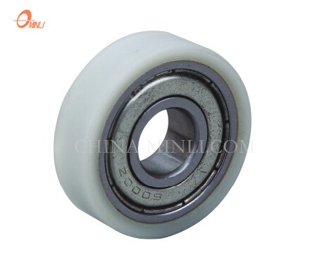 White Bearing Nylon Wheel Sliding Window Door Roller (ML-AF008)