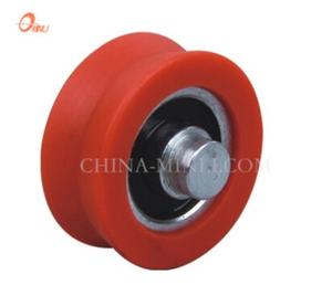 Orange Metal Bearing Components Good Quality Nylon Wheel Pulley (ML-AV035)