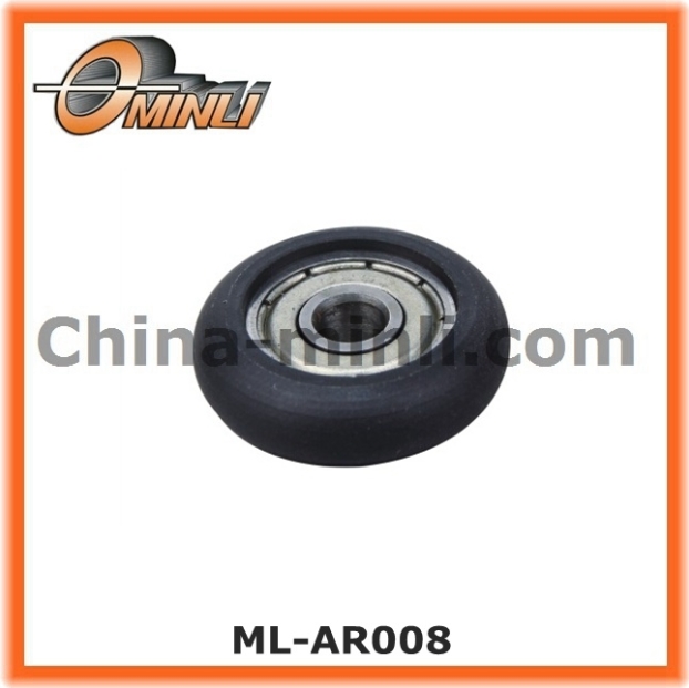 Black Bearing Nylon Wheel Sliding Window Door Roller (ML-AR007)
