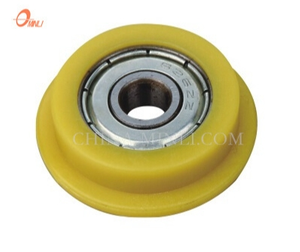 Yellow Bearing Nylon Wheel Sliding Window Door Roller (ML-AF009)