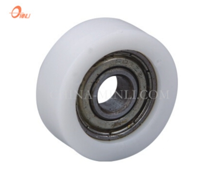 White Bearing Nylon Wheel Sliding Window Door Roller (ML-AF012)
