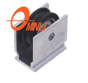 Rolamento PARA Janela Single Wheel Aluminum Bracket Pulley for Door (ML-GS009)
