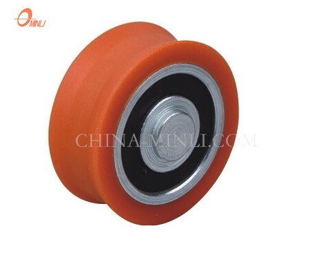 Orange Pulley Nylon Bearing Wheel Sliding Window And Door Roller (ML-AT004)