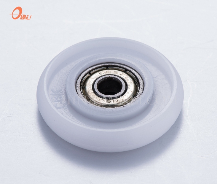 White Bearing Nylon Wheel Sliding Window Door Roller (ML-AR033)